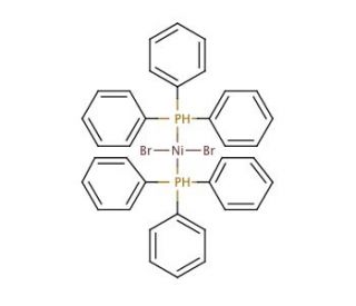 Dibromobis(triphenylphosphine)nickel(II) (CAS 14126-37-5) - chemical structure image