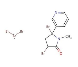 Dibromocotinine, Hydrobromide Perbromide - chemical structure image