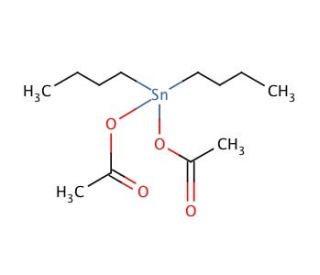 Dibutyltin diacetate (CAS 1067-33-0) - chemical structure image