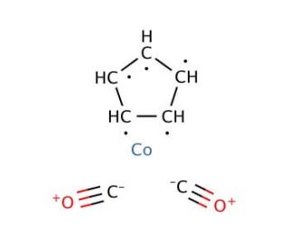 Dicarbonylcyclopentadienyl cobalt(I) (CAS 12078-25-0) - chemical structure image