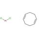 Dichloro(1,5-cyclooctadiene)platinum(II) (CAS 12080-32-9) - chemical structure image