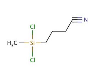 Dichloro(3-cyanopropyl)methylsilane (CAS 1190-16-5) - chemical structure image