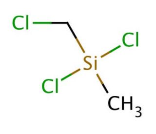 Dichloro(chloromethyl)methylsilane (CAS 1558-33-4) - chemical structure image