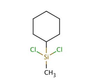 Dichloro-cyclohexyl-methylsilane (CAS 5578-42-7) - chemical structure image