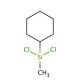 Dichloro-cyclohexyl-methylsilane (CAS 5578-42-7) - chemical structure image