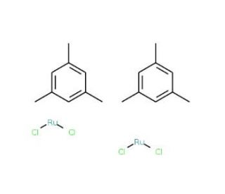 Dichloro(mesitylene)ruthenium(II) dimer (CAS 52462-31-4) - chemical structure image