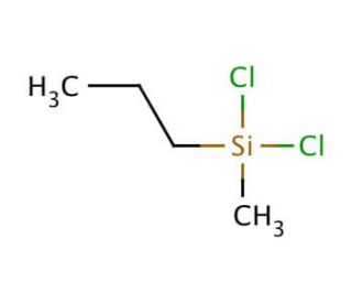 Dichloro(methyl)propylsilane (CAS 4518-94-9) - chemical structure image
