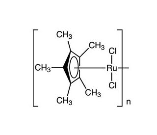 Dichloro(pentamethylcyclopentadienyl)ruthenium(III) polymer (CAS 96503-27-4) - chemical structure image