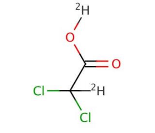 Dichloroacetic acid-d<sub>2</sub> (CAS 63403-57-6) - chemical structure image