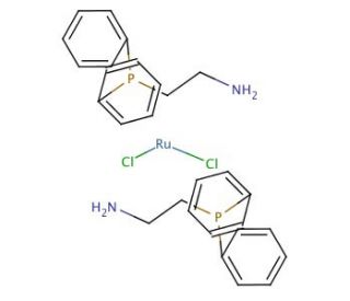 Dichlorobis(2-(diphenylphosphino)ethylamine)ruthenium(II) (CAS 506417-41-0) - chemical structure image