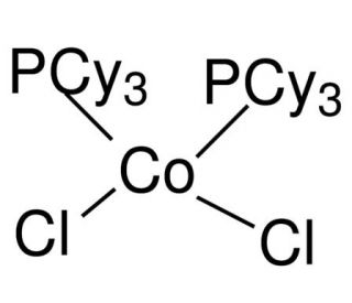 Dichlorobis(tricyclohexylphosphine)cobalt(II) (CAS 14726-62-6) - chemical structure image