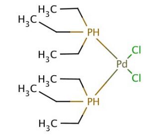 Dichlorobis(triethylphosphine)palladium(II) (CAS 28425-04-9) - chemical structure image