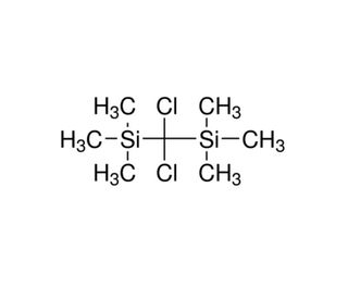 Dichlorobis(trimethylsilyl)methane (CAS 15951-41-4) - chemical structure image