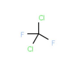 Dichlorodifluoromethane solution (CAS 75-71-8) - chemical structure image