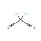Dichloromalononitrile (CAS 13063-43-9) - chemical structure image