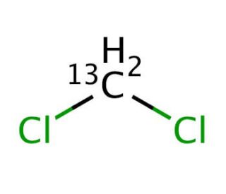 Dichloromethane-13C (CAS 70110-03-1) - chemical structure image
