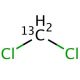 Dichloromethane-13C (CAS 70110-03-1) - chemical structure image