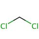 Dichloromethane (CAS 75-09-2) - chemical structure image
