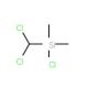 (Dichloromethyl)dimethylchlorosilane (CAS 18171-59-0) - chemical structure image