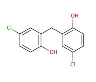 Dichlorophen (CAS 97-23-4) - chemical structure image