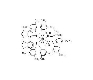 Dichloro[(S)-(&minus;)-5,5&prime;-bis[di(3,5-xylyl)phosphino]-4.4&prime;-bi-1,3-benzodioxole][(2S)-(&plus;)-1,1-bis(4-methoxyphenyl)-3-methyl-1,2-bu