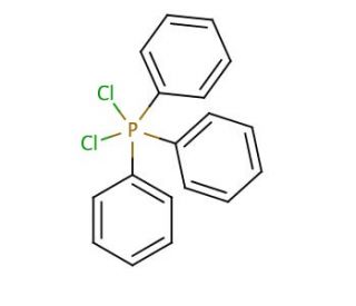Dichlorotriphenylphosphorane (CAS 2526-64-9) - chemical structure image