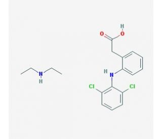 Diclofenac diethylamine (CAS 78213-16-8) - chemical structure image