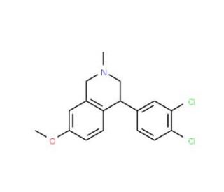 Diclofensine Hydrochloride (CAS 34041-84-4) - chemical structure image