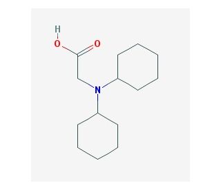 Dicyclohexylamino-acetic acid (CAS 102964-47-6) - chemical structure image