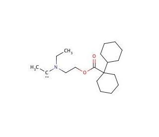 Dicyclomine, Hydrochloride (CAS 67-92-5) - chemical structure image