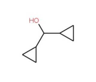 Dicyclopropylmethanol (CAS 14300-33-5) - chemical structure image