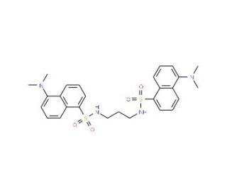 Didansyl-1,3-diaminopropane (CAS 64144-62-3) - chemical structure image