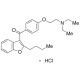 Dideiodo Amiodarone Hydrochloride (CAS 95820-13-6) - chemical structure image