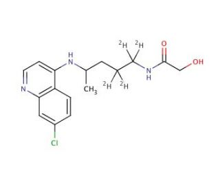 Didesethyl Chloroquine Hydroxyacetamide-d4 - chemical structure image