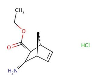 diendo-3-Amino-bicyclo[2.2.1]hept-5-ene-2-carboxylic acid ethyl ester hydrochloride (CAS 95630-74-3) - chemical structure ima