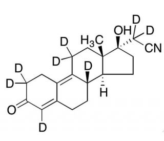 Dienogest-d8 (major) (CAS 65928-58-7) - chemical structure image