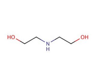 Diethanolamine (CAS 111-42-2) - chemical structure image