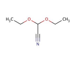 Diethoxyacetonitrile (CAS 6136-93-2) - chemical structure image