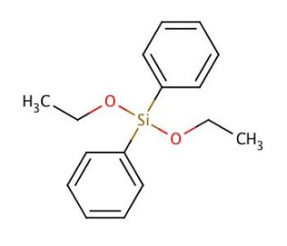 Diethoxydiphenylsilane (CAS 2553-19-7) - chemical structure image