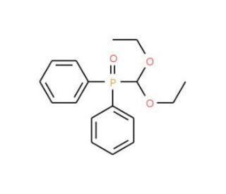 (Diethoxymethyl)diphenylphosphine oxide (CAS 20570-20-1) - chemical structure image