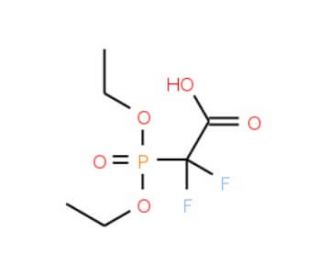 (Diethoxyphosphoryl)difluoroacetic acid (CAS 97480-49-4) - chemical structure image