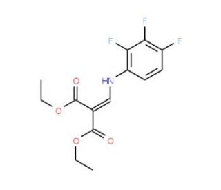 diethyl {[(2,3,4-trifluorophenyl)amino]methylene}malonate - chemical structure image