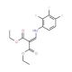 diethyl {[(2,3,4-trifluorophenyl)amino]methylene}malonate - chemical structure image