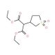 diethyl (1,1-dioxidotetrahydrothien-3-yl)malonate (CAS 4785-62-0) - chemical structure image