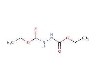 Diethyl 1,2-hydrazinedicarboxylate (CAS 4114-28-7) - chemical structure image