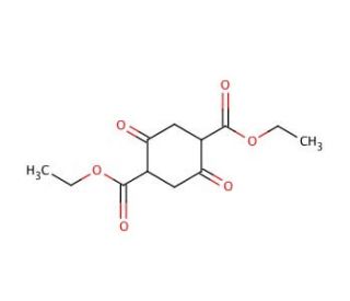 Diethyl 1,4-cyclohexanedione-2,5-dicarboxylate (CAS 787-07-5) - chemical structure image