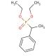 Diethyl 1-phenylethyl phosphonate (CAS 33973-48-7) - chemical structure image