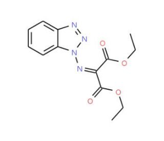 Diethyl (1H-benzotriazol-1-yl)iminomalonate (CAS 100796-79-0) - chemical structure image