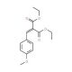 Diethyl 2-[(4-methoxyphenyl)methylene]malonate (CAS 6768-23-6) - chemical structure image