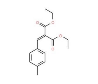Diethyl 2-[(4-methylphenyl)methylene]malonate (CAS 14111-33-2) - chemical structure image